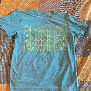 Champion teal 7/8 tshirt